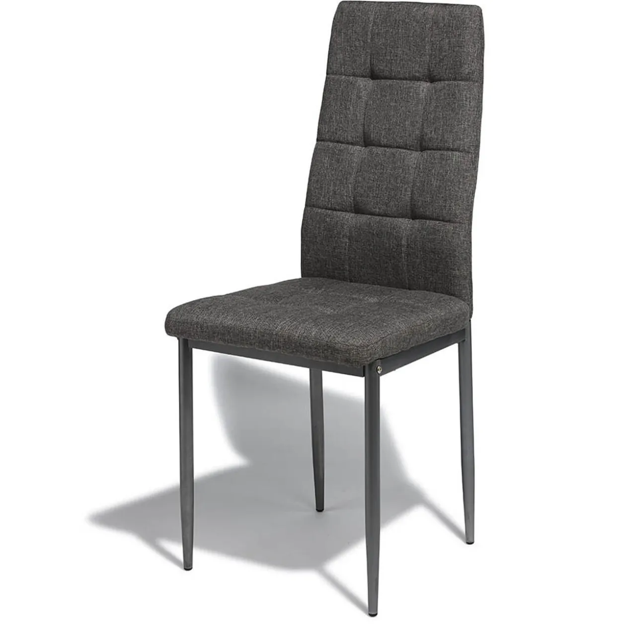 Chaise Zoé gris clair x 2