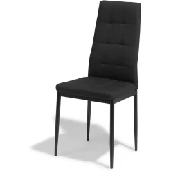 Chaise Zoé noire x2