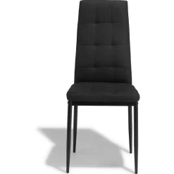 Chaise Zoé noire x2