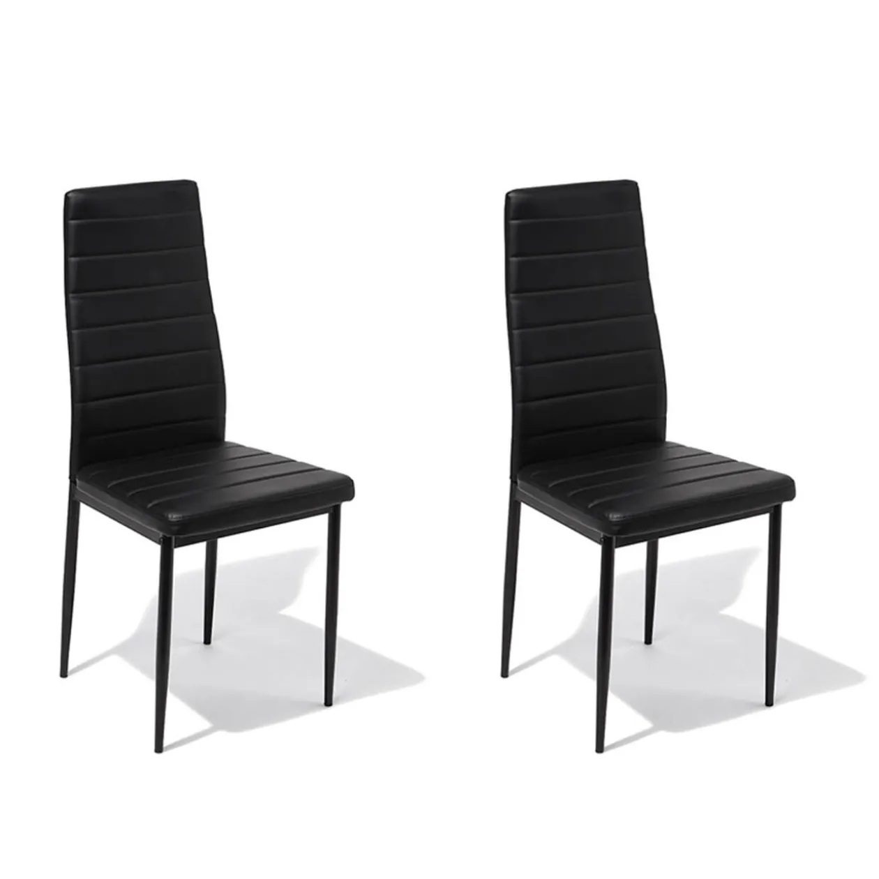 Chaises Jimmy noire x 2