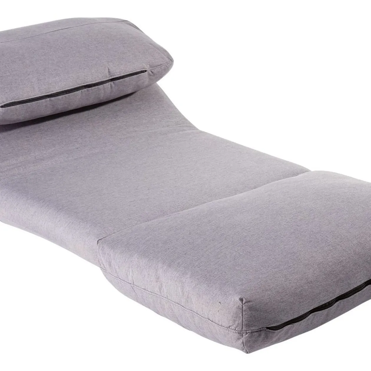 Chauffeuse 2en1 lit d'appoint gris