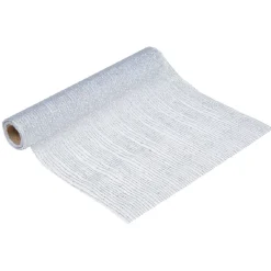 Chemin de table à paillette argenté