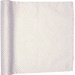 Chemin de table blanc et doré