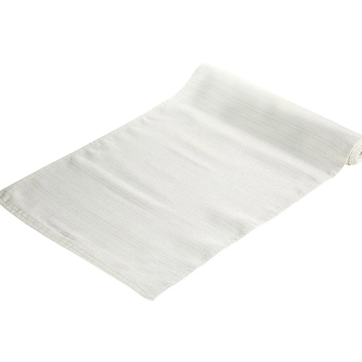 Chemin de table blanc et doré