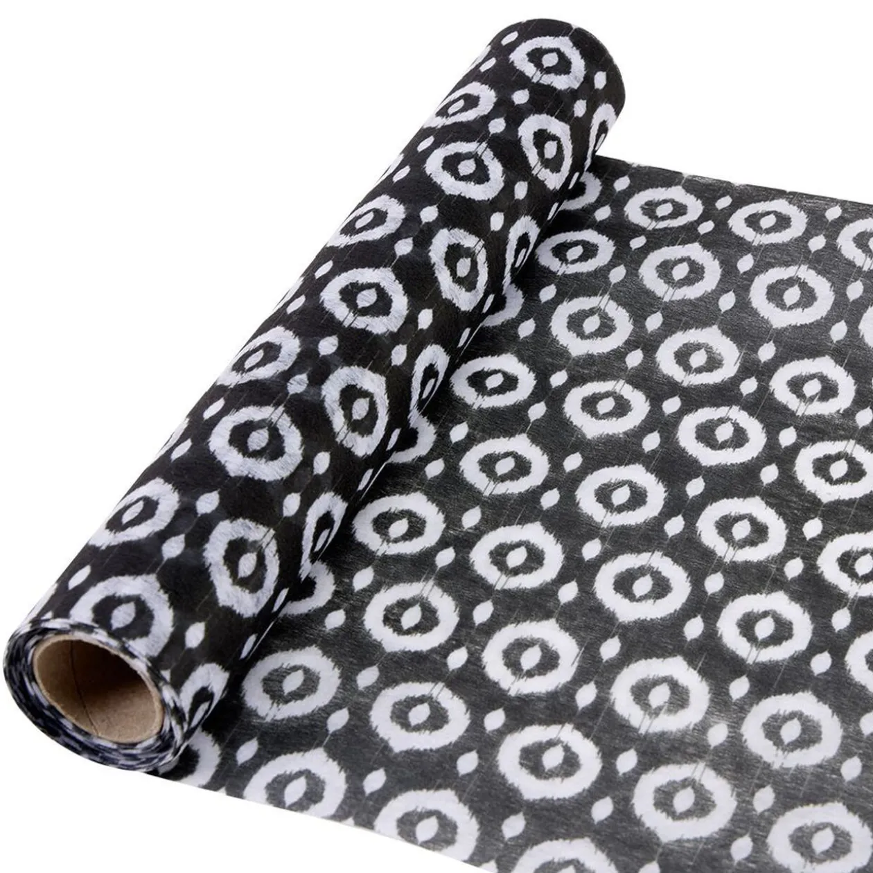 Chemin de table décor feuillage 28x400 cm