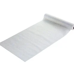 Chemin de table Effet Organza Blanc iridescent