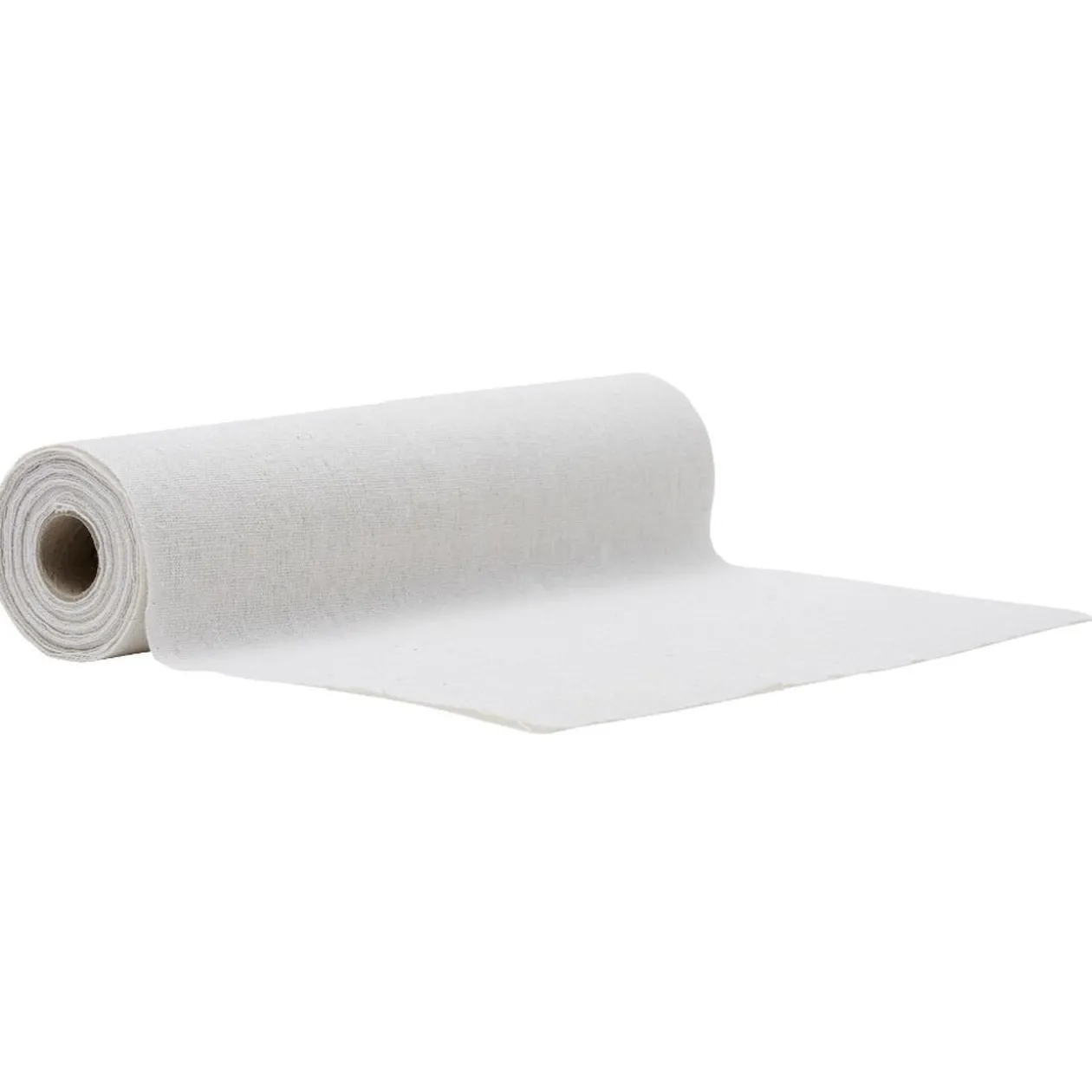 Chemin de table en polyester beige