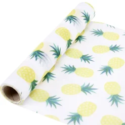 Chemin de table imprimé ananas 28x400 cm