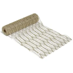 Chemin de table mèche doré 28x400cm