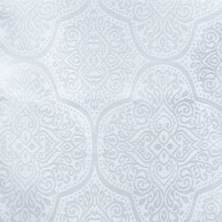 Chemin de table motif jacquard blanc