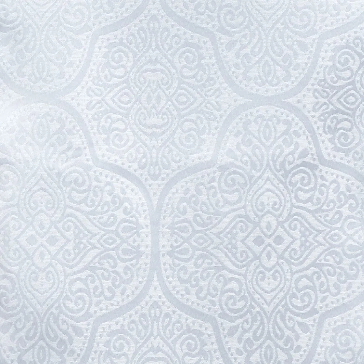 Chemin de table motif jacquard blanc