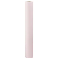 Chemin de table rose pâle effet tissu papier voie sèche L 4,8 m