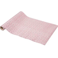 Chemin de table rouge motif étoiles