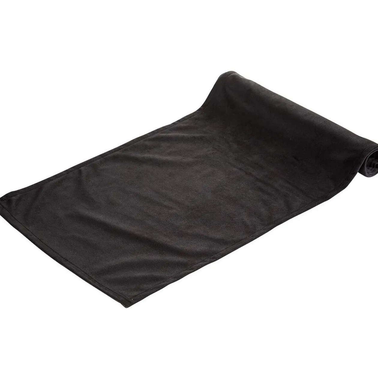 Chemin de table velours noir
