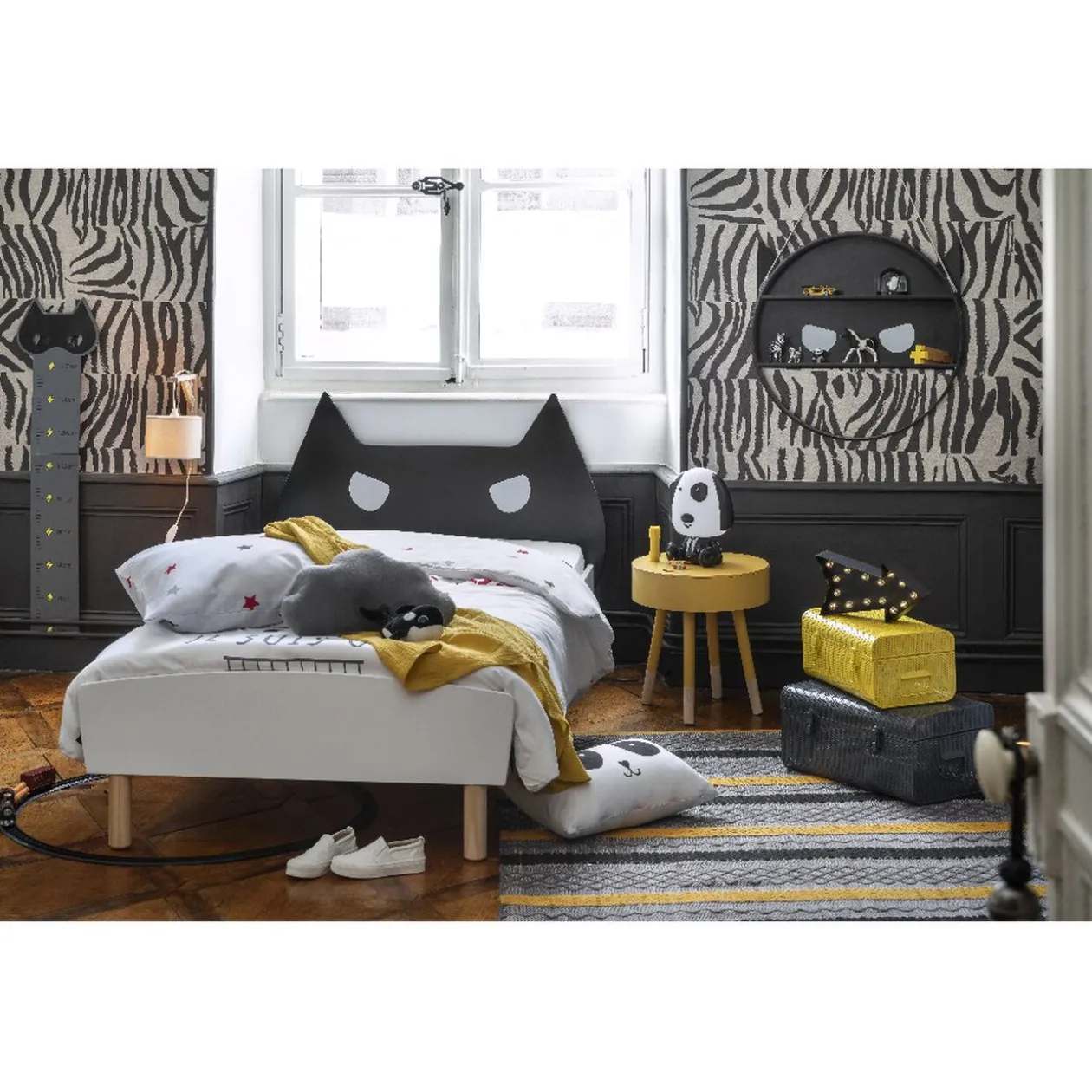 Chevet coffre Céleste moutarde