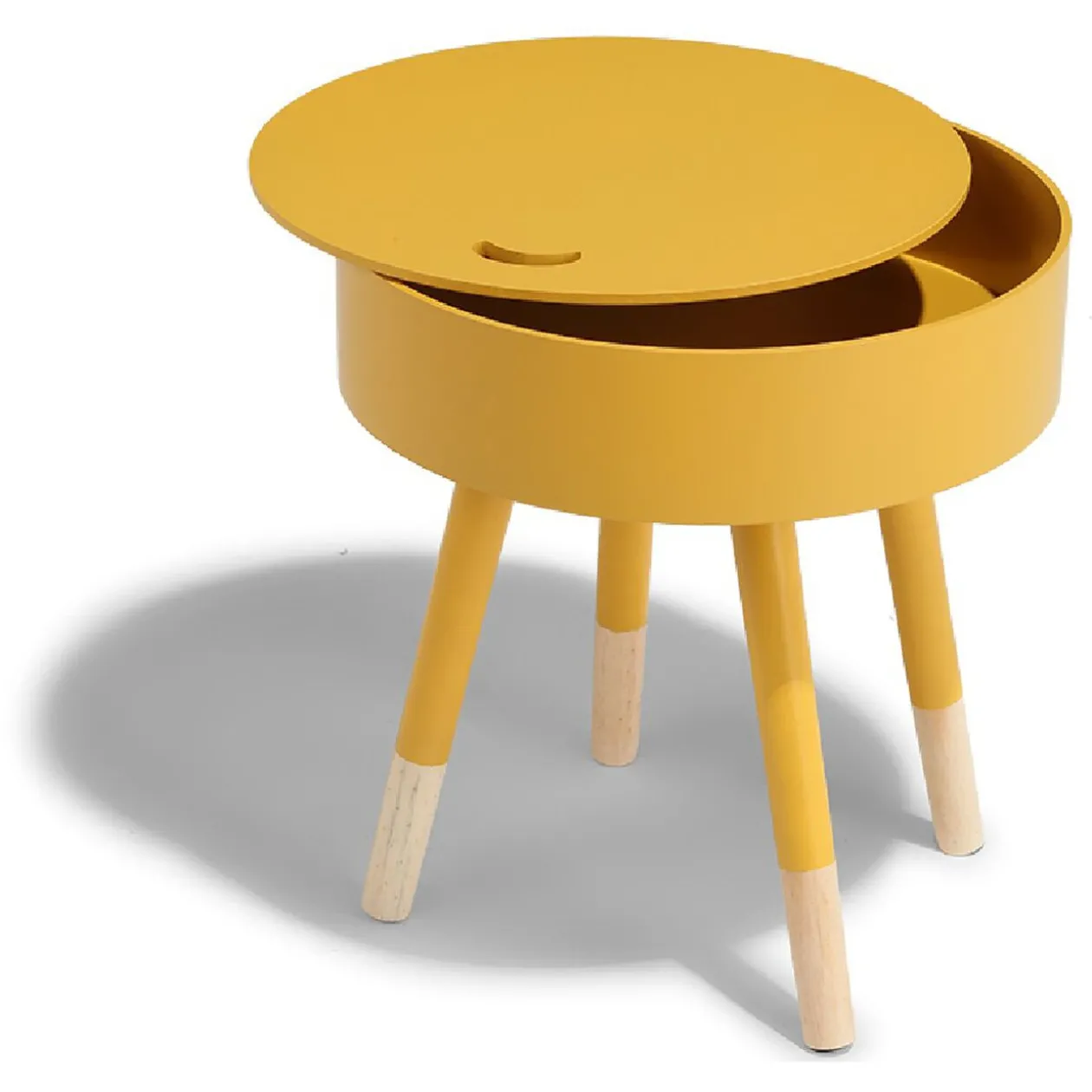 Chevet coffre Céleste moutarde