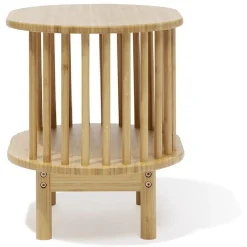 Chevet Gaïa bambou naturel - L46xP35xH41,5 cm
