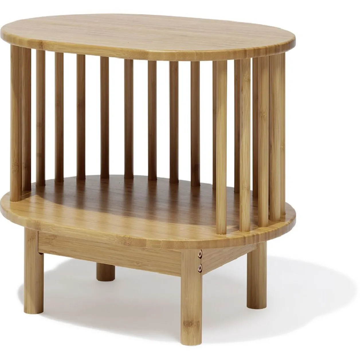 Chevet Gaïa bambou naturel - L46xP35xH41,5 cm