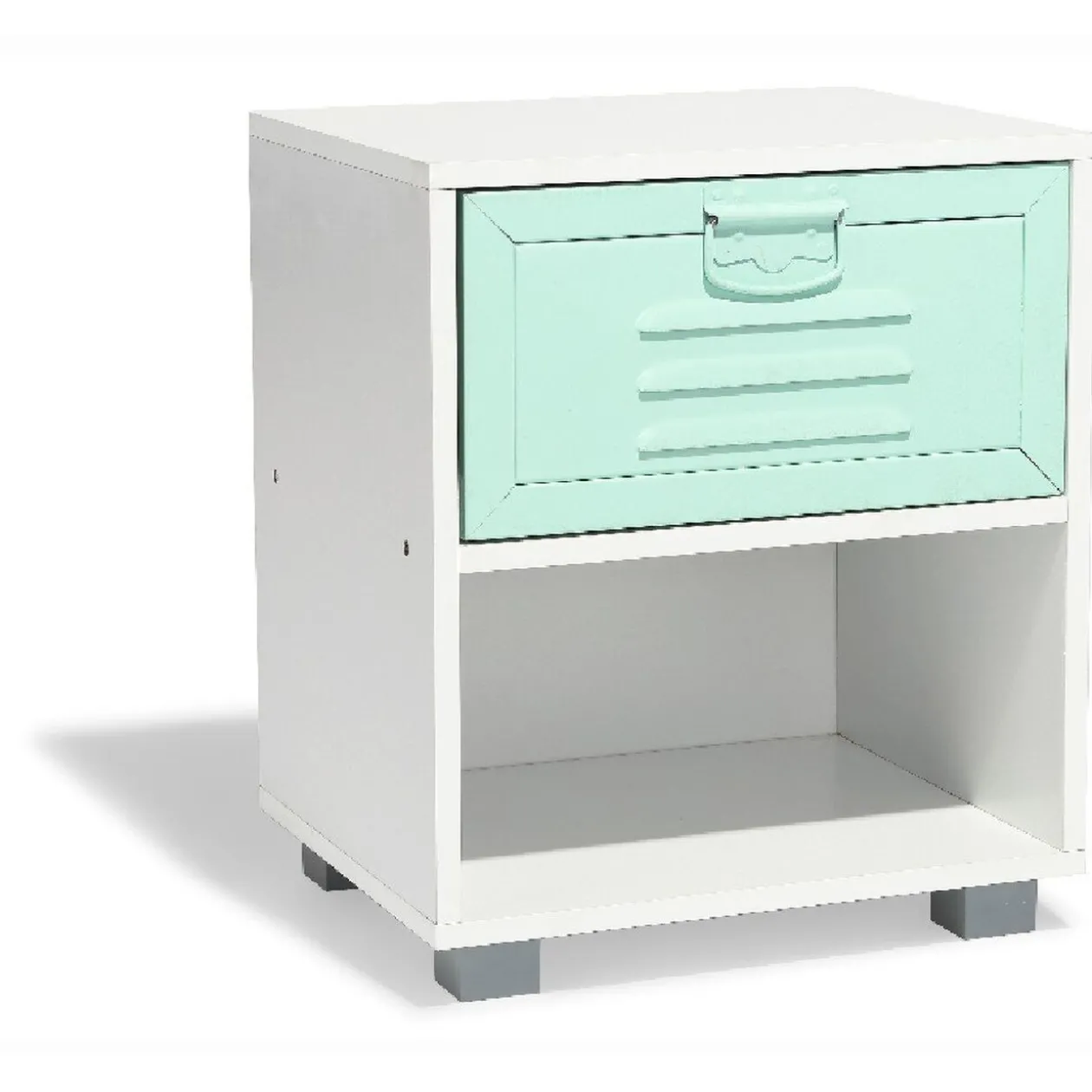 Chevet Noé blanc et vert d’eau