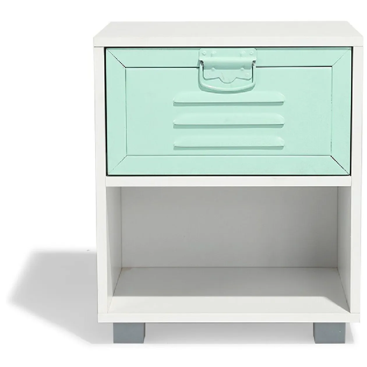 Chevet Noé blanc et vert d’eau