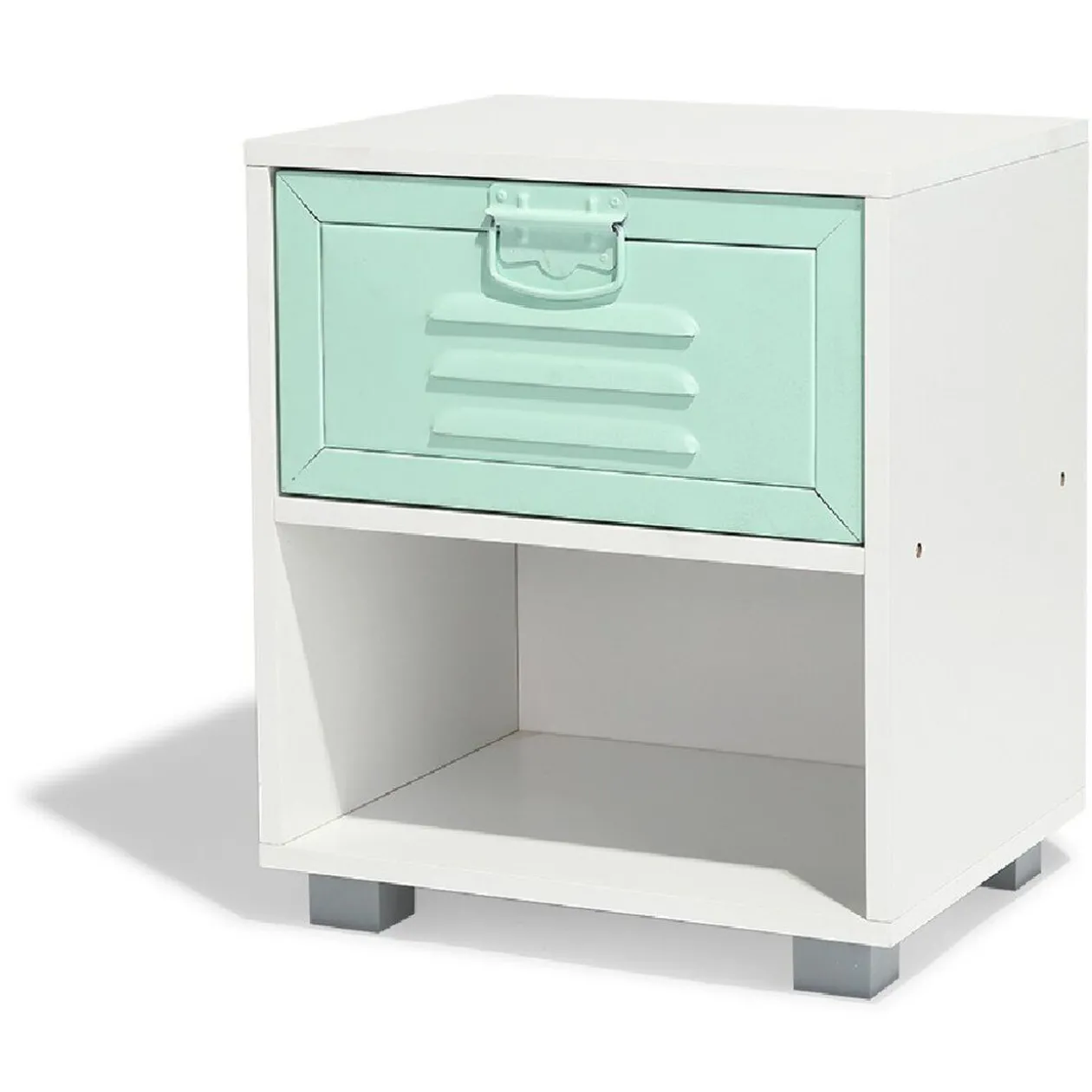 Chevet Noé blanc et vert d’eau