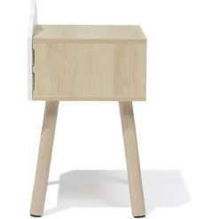 Chevet Nuage MDF et pin blanc - L34xP30xH54 cm