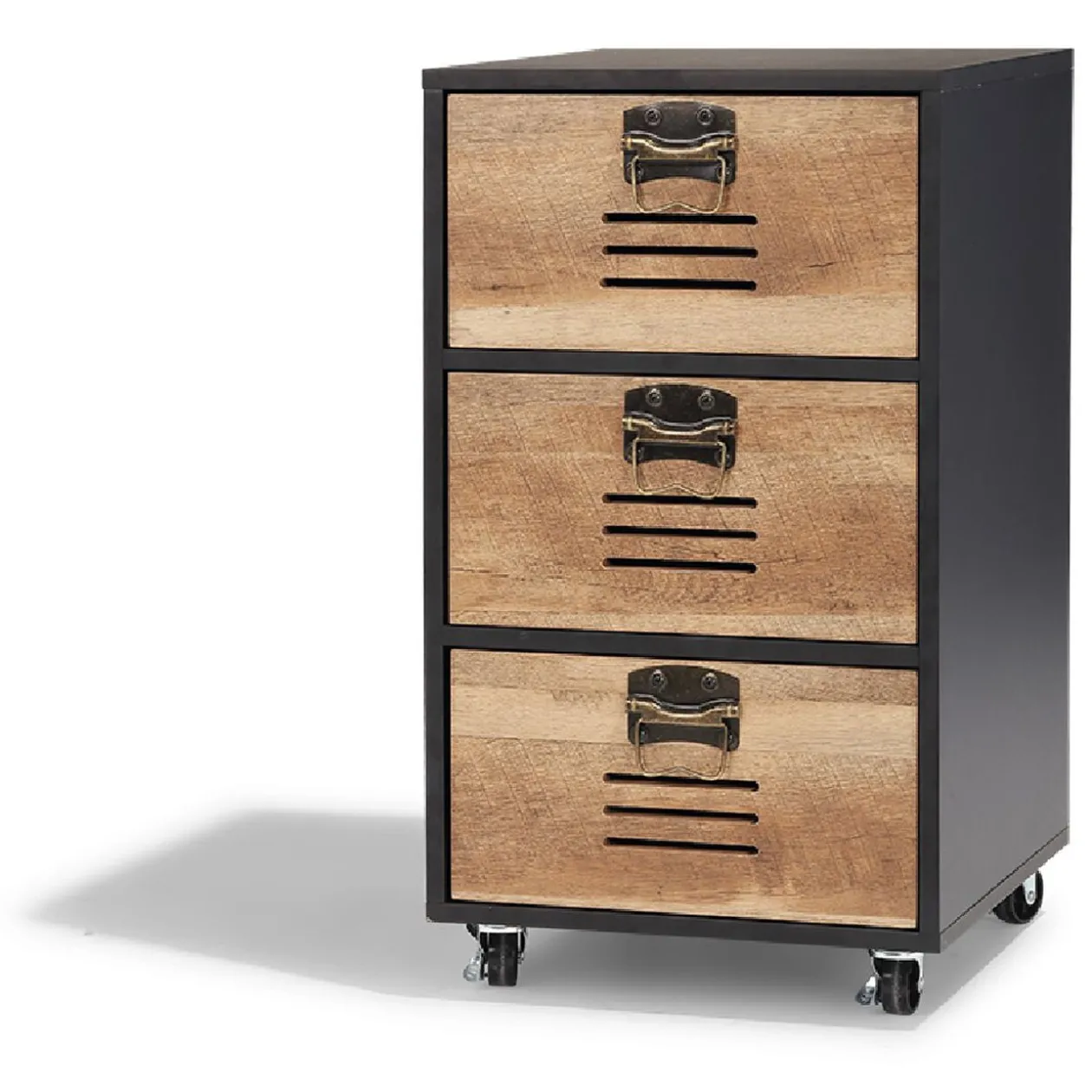 Chiffonnier Apollo noir et miel