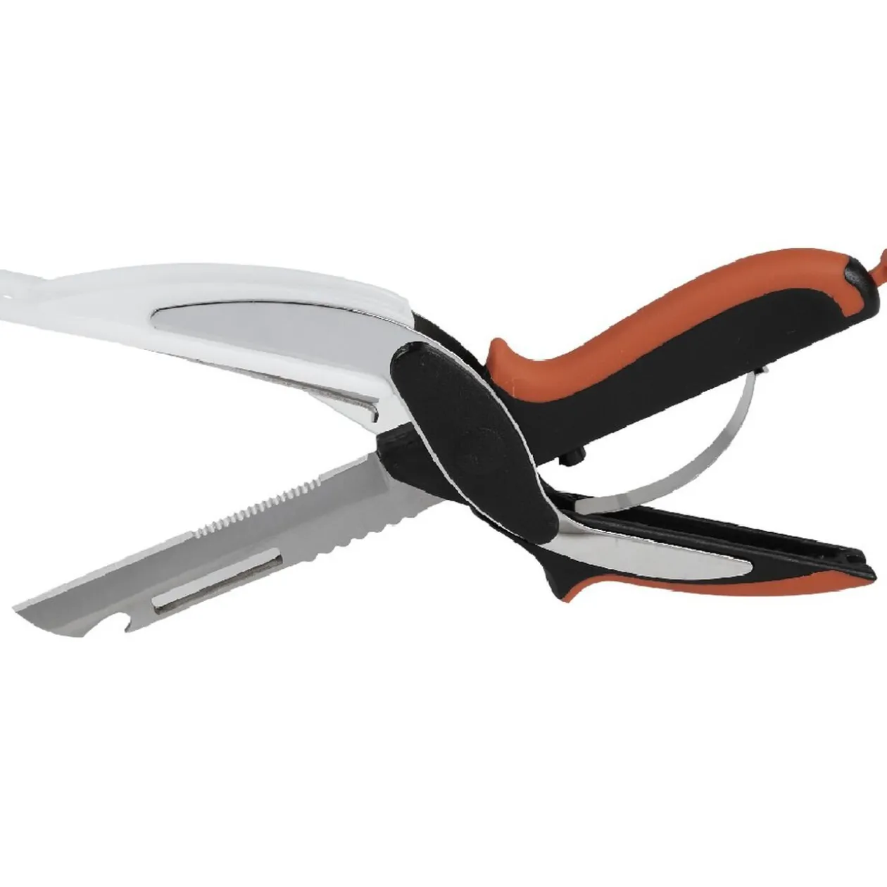 Ciseaux malins 2 en 1 rouge et noir