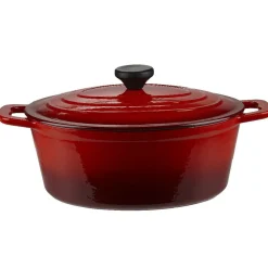 Cocotte fonte rouge et noir