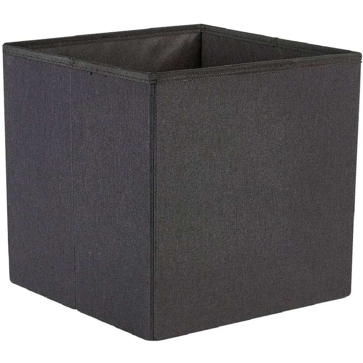 Coffre pouf Clara Noir - L38 x P38 x H37,5 cm
