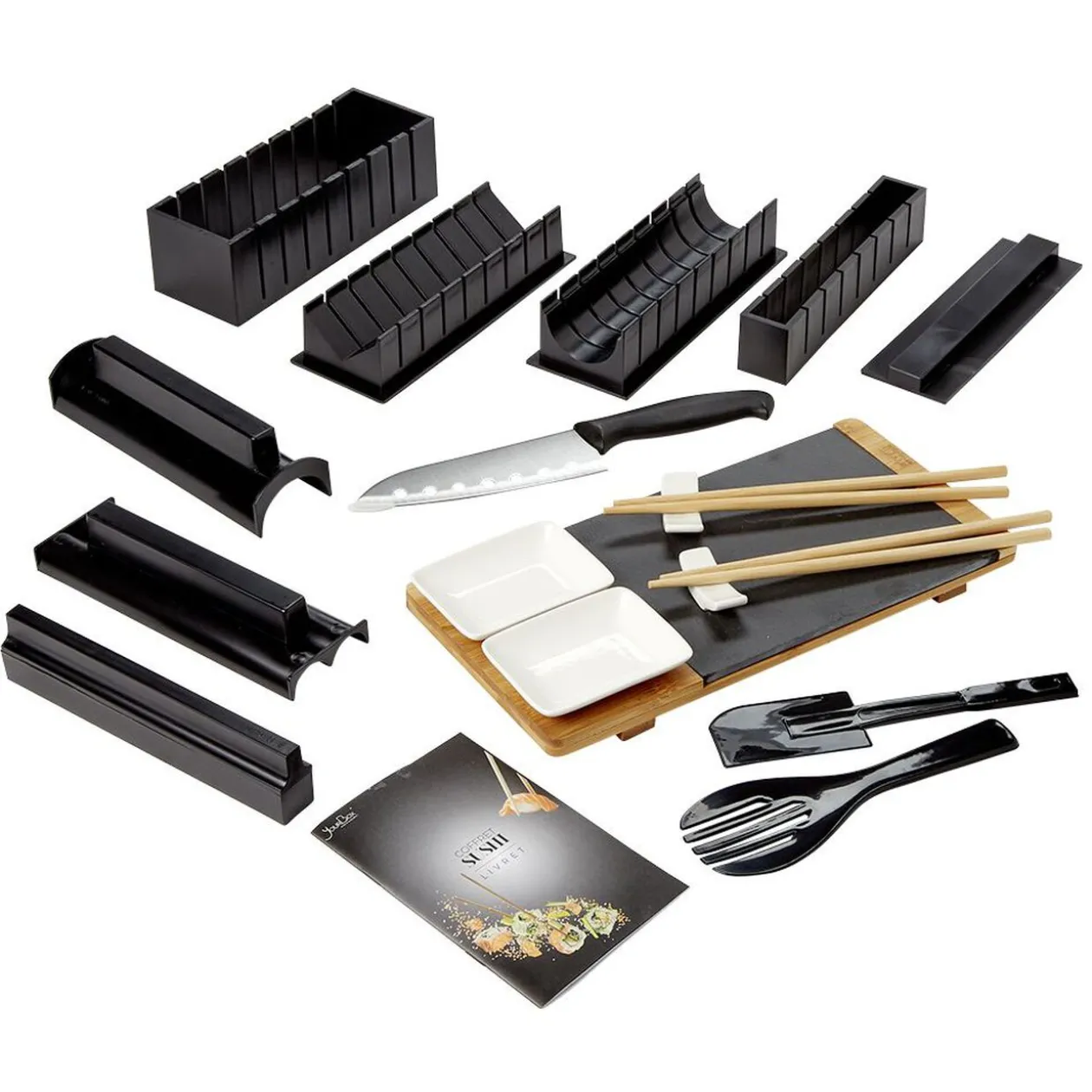 Coffret préparation sushi en bambou