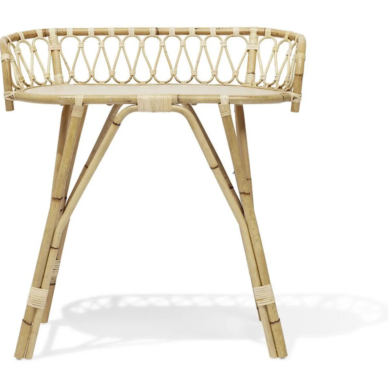 Coiffeuse Léonie rotin naturel - L85xP45xH85 cm