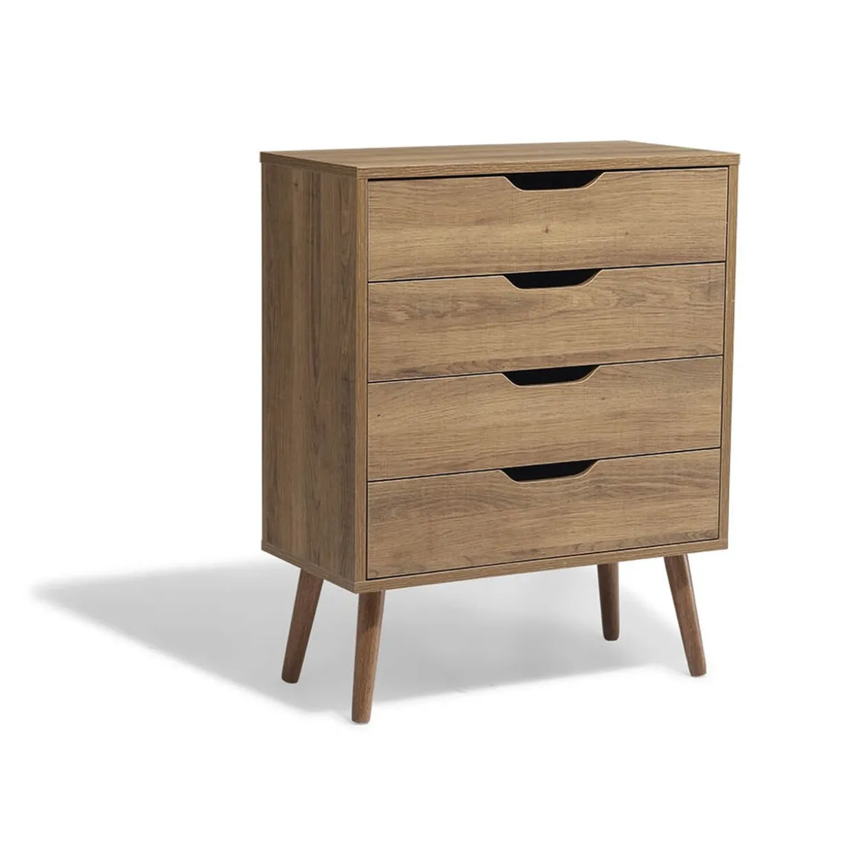 Commode Ellie naturelle 4 tiroirs