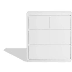 Commode Luminosa blanche 4 tiroirs