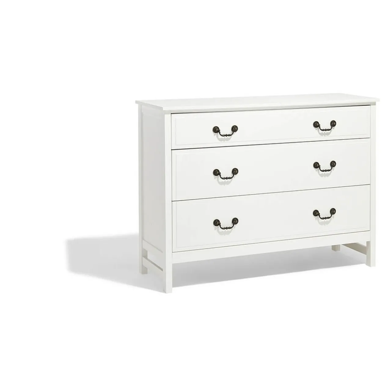 Commode Mathilde blanche 3 tiroirs