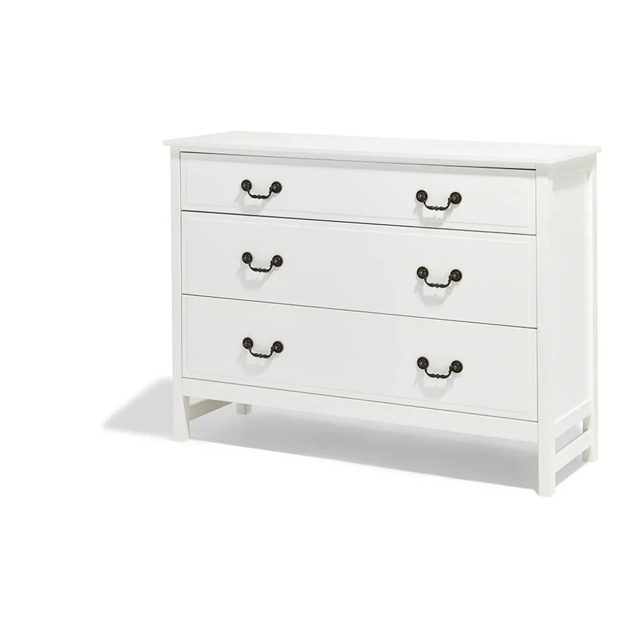 Commode Mathilde blanche 3 tiroirs