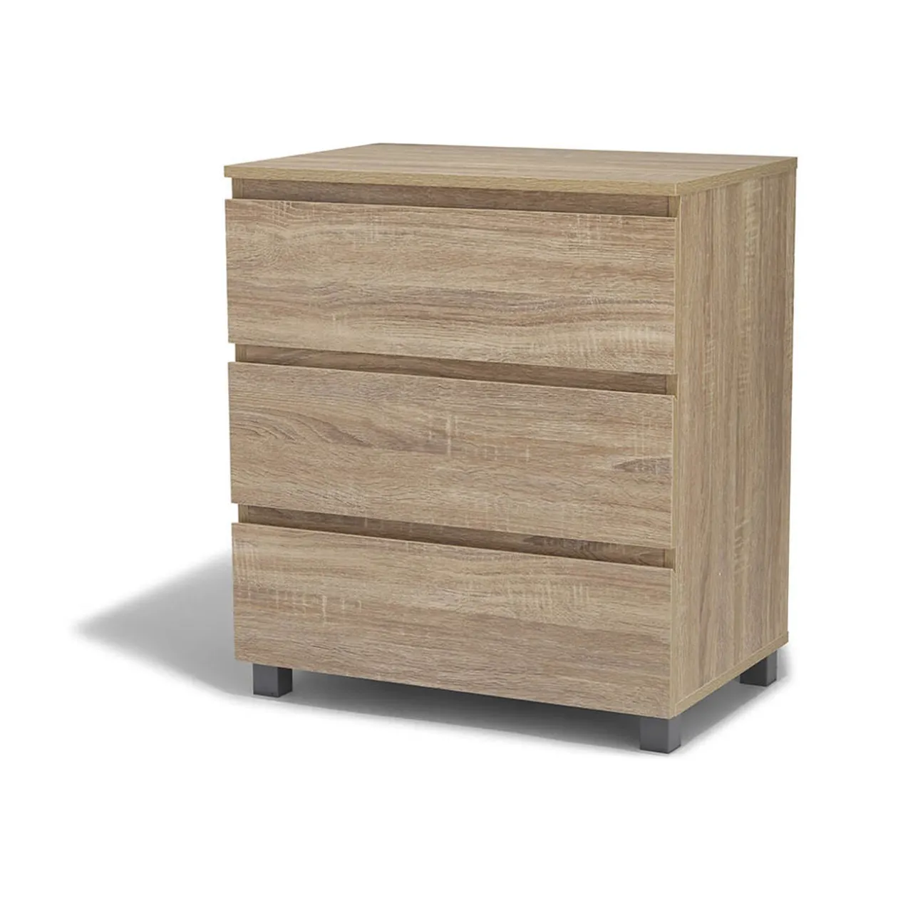 Commode Utah naturelle 3 tiroirs