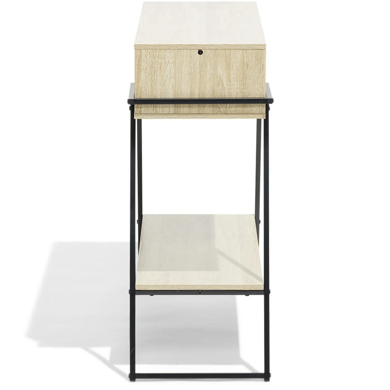 Console coiffeuse Denver 1 niche 1 étagère 83,1x32,7xH80cm