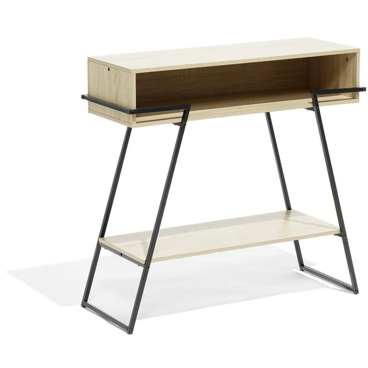 Console coiffeuse Denver 1 niche 1 étagère 83,1x32,7xH80cm