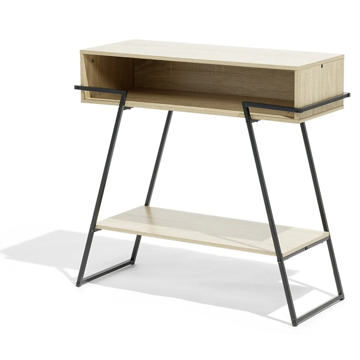 Console coiffeuse Denver 1 niche 1 étagère 83,1x32,7xH80cm
