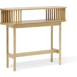 Console Gaïa bambou naturel - L100xP30xH80 cm