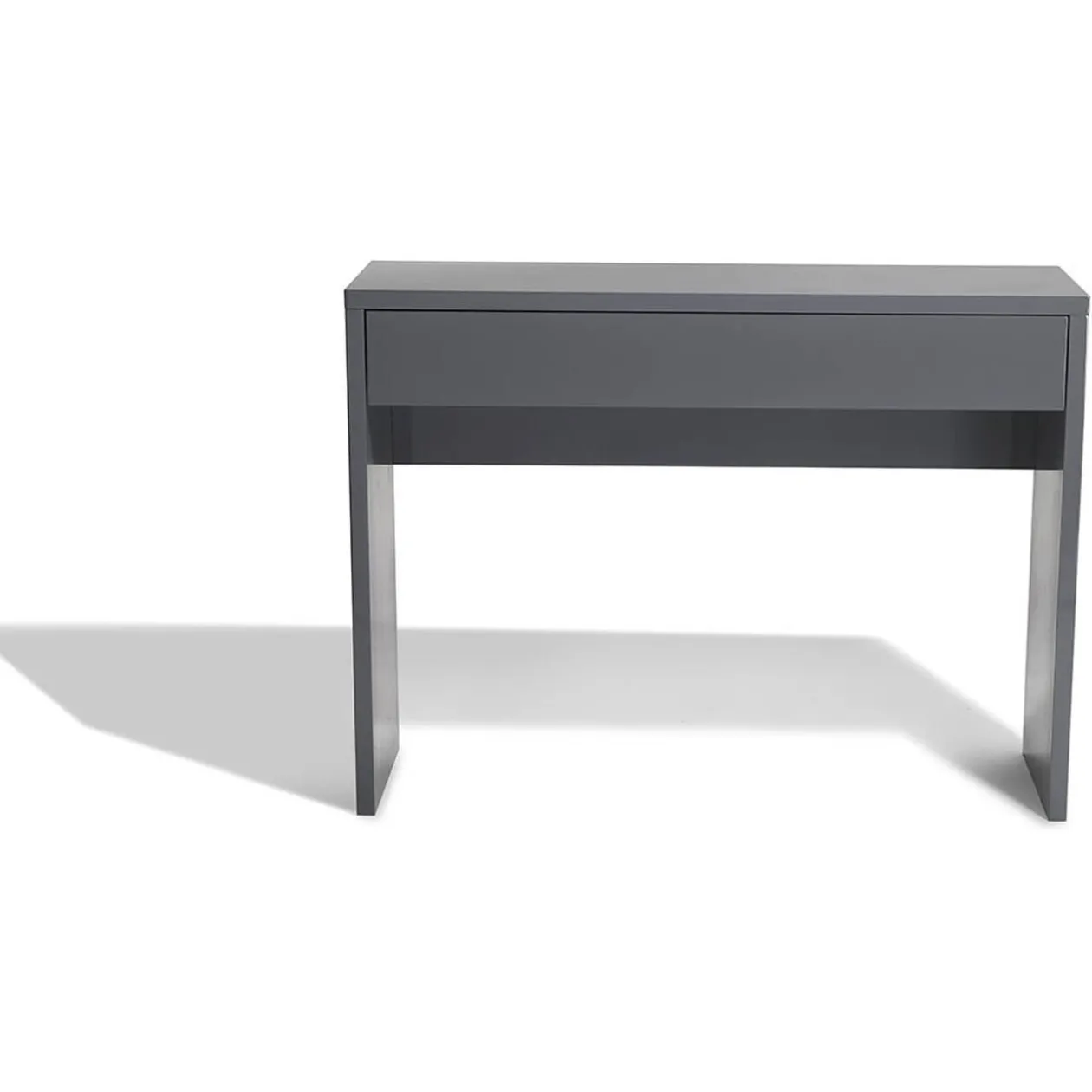Console Luminosa gris anthracite 1 tiroir