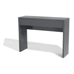 Console Luminosa gris anthracite 1 tiroir