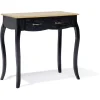 Console Romane noir - L80xP40xH75 cm