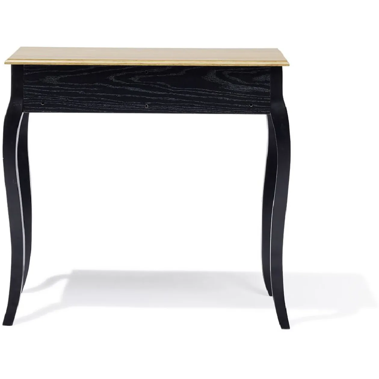 Console Romane noir - L80xP40xH75 cm