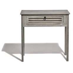 Console Saint Malo gris anthracite 1 tiroir