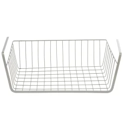 Corbeille à suspendre blanche