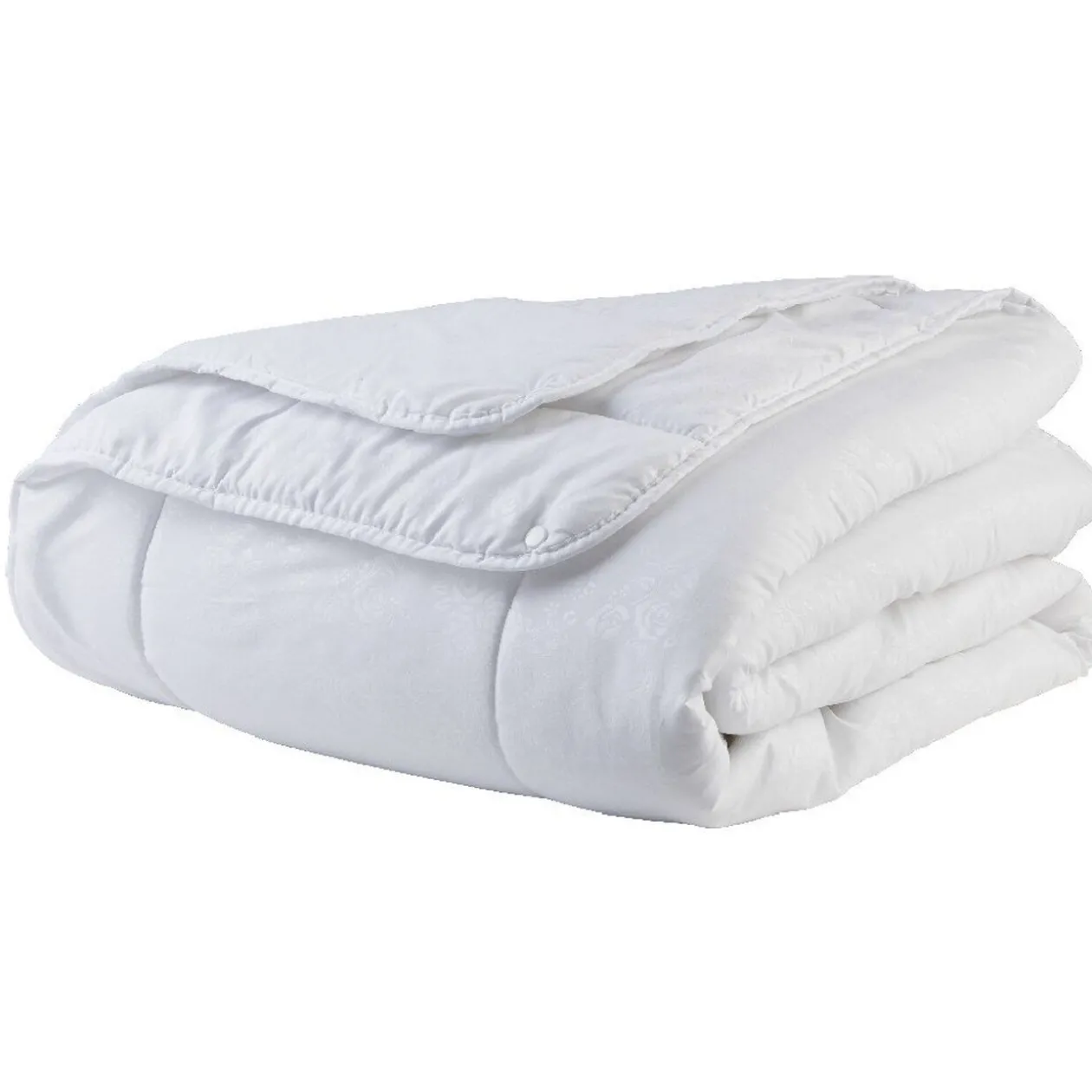 Couette 2 personnes blanc uni 4 saisons