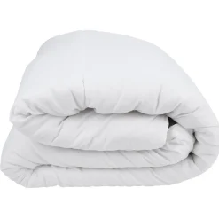 Couette 1 place tempérée blanche