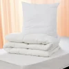 Couette caline polyester blanc 1 place 140x200cm